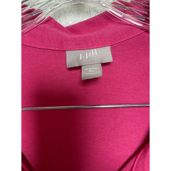 J Jill Pink Women's Longsleeve Button Up Shirt Sz XL Stretch - Picture 3 of 6